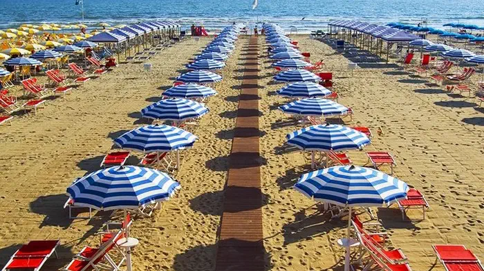 Лучший пляж в Италии Виареджио