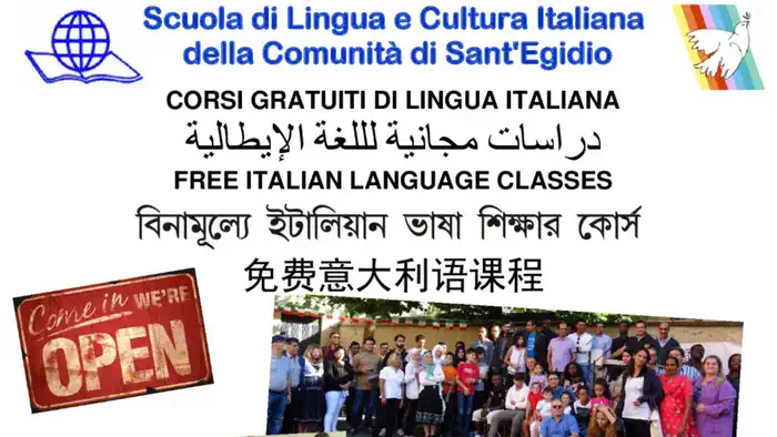 Бесплатные Курсы Итальянского Языка для Иностранцев в Сан-Сальварио, Турин: Предложение от Сообщества Сант-Эджидио