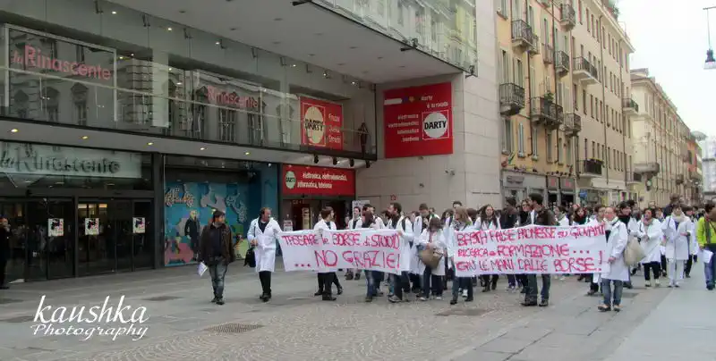 Забастовка медицинского персонала Турин