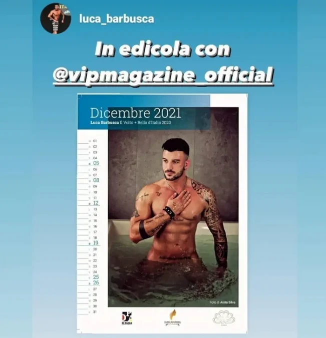 Загляните за кулисы календаря Mister Italia 2021: откройте для себя гламурные снимки Джузеппе Москареллы