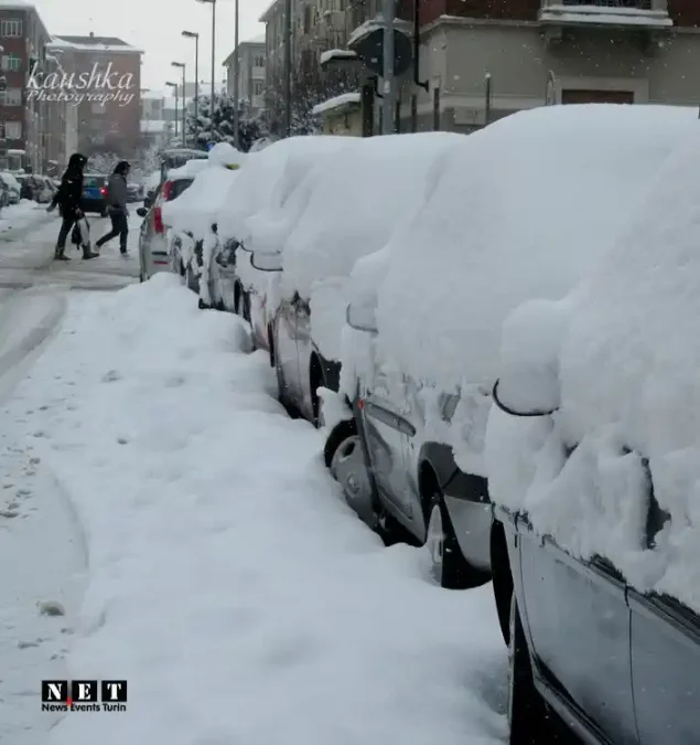 Турин в снегу