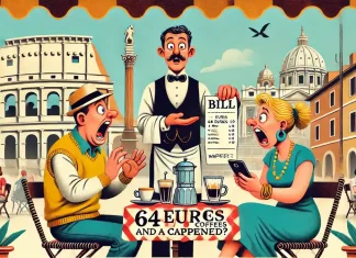64 евро за 3 кофе и капучино в Риме: как не переплатить в туристических барах Италии 64 евро за кофе в Риме: Что случилось и как избежать завышенных цен?