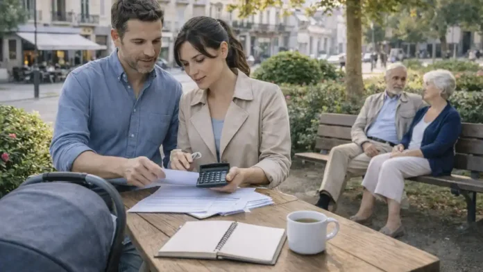 Демография Италии: население сокращается, рождаемость падает, страна стареет городская сцена в Италии, контраст поколений и повседневной жизни, без текста и логотипов