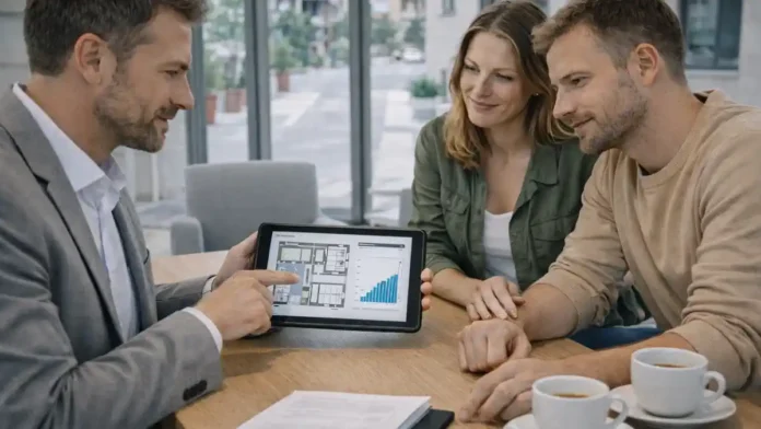 Замедление сделок с недвижимостью в Италии и Турине Нейтральная городская сцена Турина и деловой контекст рынка недвижимости без текста и логотипов