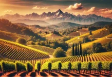 Сухой и жаркий климат Пьемонта: Развенчиваем миф о высокой влажности летом Пейзаж Пьемонта летом: горы, виноградники и сухой климат