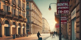 Всё что нужно знать о CIN для краткосрочной аренды недвижимости в Турине Фотография здания в Турине, где размещён национальный идентификационный код CIN для краткосрочной аренды.