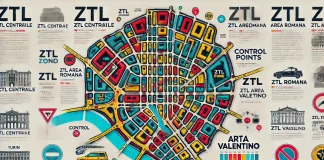 Полное руководство по зонам с ограниченным движением (ZTL) в Турине Карта зон ZTL в Турине на 2024 год