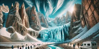 Итальянские ледники: природные сокровища, которые нужно увидеть и сохранить Вид на ледник в Альпах с туристической тропой