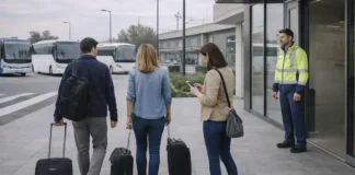 Новый автобусный терминал Rebaudengo в Турине: сроки, метро 2 и шанс купить жилье до роста цен Новый автобусный терминал Rebaudengo Fossata в Турине и будущая пересадка на метро 2 Дневной Турин, северные кварталы у станции Rebaudengo Fossata, современная городская инфраструктура, акцент на транспортный узел и аккуратную городскую среду без толпы