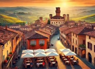 Альба (Alba), Пьемонт: город белых трюфелей, вина и комфортной жизни Вид на Альбу (Alba), Пьемонт – город белых трюфелей, вина и гастрономии