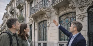 Стиль Либерти в архитектуре Турина: где увидеть итальянский модерн и что не пропустить Стиль Либерти в архитектуре Турина - фасад модерна в районе Cit Turin Прогулка по Турину в стиле Либерти: элегантный фасад с витражами и коваными балконами, детали итальянского модерна, живая городская атмосфера