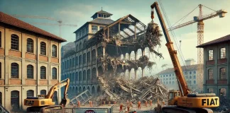 Снос легендарного завода FIAT в Турине: конец эпохи в истории итальянского автопрома Рабочие разбирают здание Officine Grandi Motori в Турине, где FIAT выпускал двигатели с начала XX века
