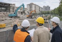 Снос завода FIAT в Турине: почему легендарные Officine Grandi Motori исчезают и что построят на их месте Снос завода FIAT в Турине: Officine Grandi Motori и планы застройки района Аврора Современный Турин, демонтаж исторического промышленного комплекса и визуальный образ будущего обновления района с зелёной зоной и жильём.