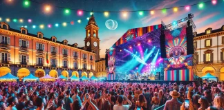 Грандиозные события 2025 в Турине и Пьемонте: что посмотреть и чем заняться Фестиваль в Турине 2025 года – люди наслаждаются концертом на открытой площадке