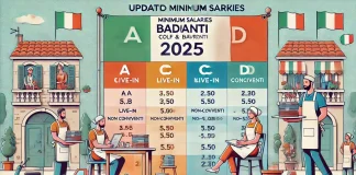 Домработницы и сиделки в Италии: обновленные минимальные зарплаты на 2025 год Минимальные зарплаты colf e badanti в Италии 2025