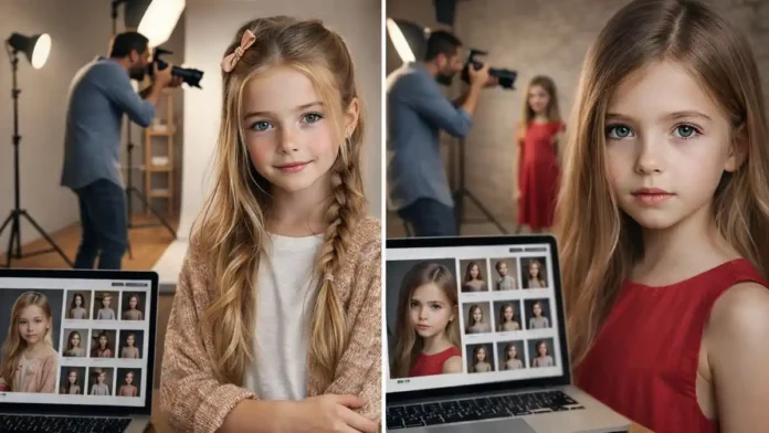 detskoe-modelnoe-portfolio-v-italii-turin Детская модель на фотосессии в Турине для портфолио в агентство