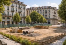 Новая мечеть в Турине: что известно о проекте исламского центра, сроках и реакции Проект новой мечети и исламского центра в Турине Современный городской квартал Турина в дневном свете, нейтральная архитектура и строительная площадка или визуализация здания