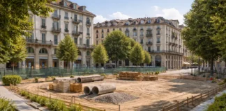 Новая мечеть в Турине: что известно о проекте исламского центра, сроках и реакции Проект новой мечети и исламского центра в Турине Современный городской квартал Турина в дневном свете, нейтральная архитектура и строительная площадка или визуализация здания