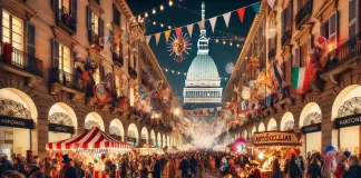 События Турина в феврале 2025: полный календарь мероприятий Праздничная атмосфера в центре Турина: огни, карнавал, ярмарки и уличные представления в феврале 2025 года