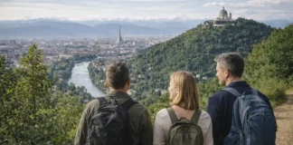 Туринские холмы (Collina di Torino): история, природа, прогулки и элитная недвижимость Панорама Туринских холмов с видом на город и реку По Вид на Collina di Torino, зелёные склоны и панорама Турина