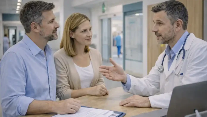 bolnicy-turin-gid-medicina Больницы в Турине - как записаться к врачу и куда обращаться Консультация в приёмном отделении больницы Турина, спокойная атмосфера, без логотипов и текста.