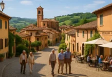 Пьемонт для пенсионеров: стоит ли переезжать? Пенсионеры наслаждаются жизнью в Пьемонте, Италия – прогулки, мягкий климат, комфортная старость