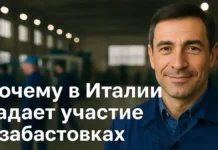 Почему в Италии всё меньше забастовок и что об этом думают сами рабочие Итальянский рабочий на заводе спокойная атмосфера, отказ от забастовок, корпоративное сотрудничество