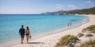 Сардиния из Турина: самые красивые пляжи с белым песком и как добраться до Poetto и Chia Самые красивые пляжи юга Сардинии - белый песок и бирюзовая вода юга Сардинии: белый песок, прозрачная бирюзовая вода, мягкий дневной свет, спокойная атмосфера уикенда