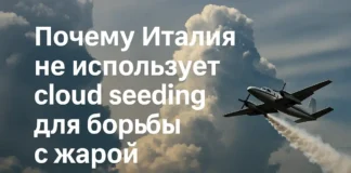 Почему Италия не использует засев облаков (cloud seeding) для борьбы с жарой Cloud seeding в Италии почему страна отказалась от технологии засев облак
