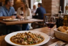 Finanziera (Финанцьера) в Пьемонте: что это за блюдо, какой вкус и где попробовать в Турине Finanziera в Турине - традиционное блюдо Пьемонта Подача финанцьеры в уютной траттории Турина, тёплый дневной свет, без текста и логотипов, реалистичная еда и атмосфера.