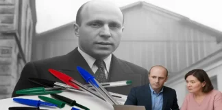 Знаменитая ручка BIC родом из Турина: как туринец Марсель Бик изменил мир письма и одноразовых вещей Рабочий стол с товарами BIC и портретом изобретателя Марселя Бика, создателя глобального бренда, родом из Турина