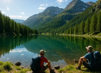 10 диких уголков природы рядом с Турином, где можно спрятаться от жары и шума Горное озеро в природном парке Пьемонта с кристально чистой водой и живописными склонами, отражающими летнее солнце идеальное место для побега от городской жары