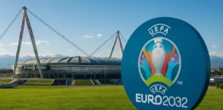 Euro 2032 и Турин: почему Allianz Stadium Ювентус единственная готовая арена Италии Allianz Stadium в Турине единственный готовый к Euro 2032 стадион в Италии вид на Allianz Stadium в солнечный день с логотипом UEFA Euro 2032 на переднем плане
