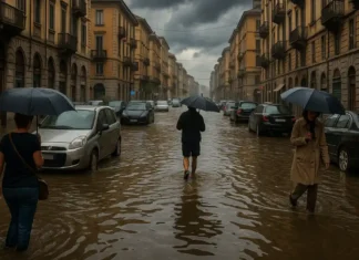🌧 Ливневые дожди и наводнения в Италии 2025: от Милана до Турина Наводнения и ливневые дожди в Италии летом 2025 Затопленные улицы и реки Италии летом 2025: Милан, Ареццо, Турин и другие города