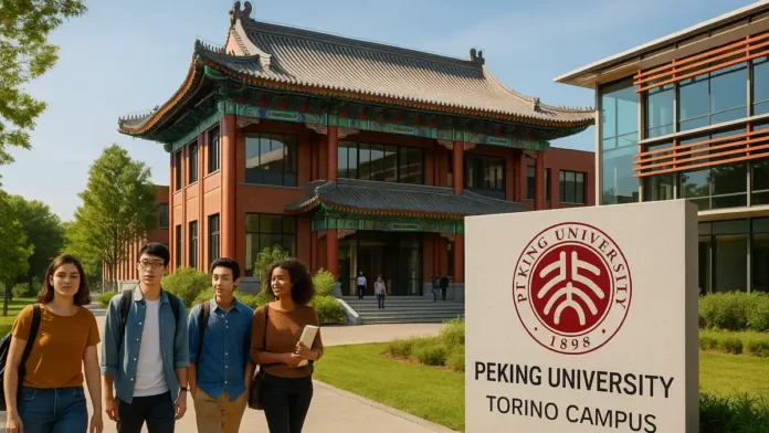 Кампус Пекинского университета в Турине визуализация проекта Будущий кампус Beida в Турине — центр образования, технологий и международного партнёрства