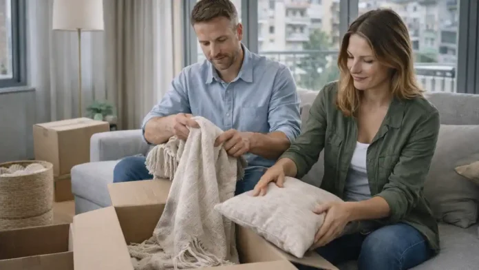 semnaya-kvartira-italia-byudzhet-uyut Съемная квартира в Италии - уютный интерьер без ремонта и лишних затрат Светлый современный интерьер съемной квартиры, акценты текстиля, мягкий свет, аккуратное хранение, без брендовых элементов и текста