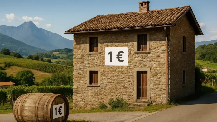 Дом за 1 евро в Пьемонте Старый дом в коммуне Пьемонта по программе «Дом за 1 евро» рядом с Турином