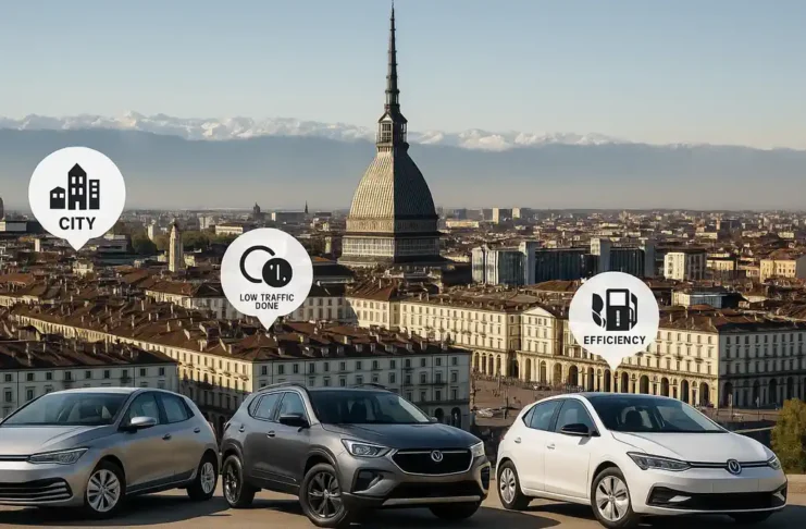 Б/у авто в Турине 2025 - выбор под ограничения движения Сравнение бензина, дизеля, гибрида, газа и электро для жизни в Турине