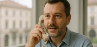 Почему итальянцы говорят «pronto» и как правильно отвечать по телефону в Италии Почему итальянцы говорят «pronto» и как отвечать по телефону Итальянец отвечает «Pronto» у старого телефонного аппарата на фоне города, редакционный стиль