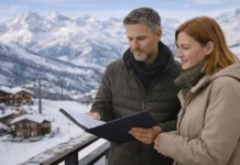 Альпы Пьемонта: лучшие курорты, отдых круглый год и недвижимость для жизни и инвестиций Альпы Пьемонта: курорты, отдых и недвижимость рядом с Турином Пьемонтские Альпы в ясный день: современная атмосфера курорта и тема недвижимости, без пафоса и без туристического “карнавала”.