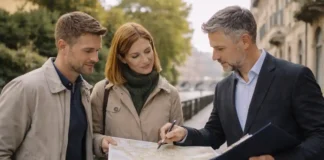 Где в Турине живут богатые: элитные районы, цены и как выбрать «правильный» адрес Элитные районы Турина: центр, Крокетта и холмы у реки По Турин днём. Премиальный городской кадр, который визуально передаёт статус локаций: аккуратные фасады, спокойная атмосфера, намёк на «адрес»