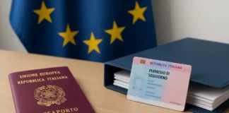 Вид на жительство по волонтариату в Италии с чужими средствами: что меняет решение C-525/23 Паспорт, вид на жительство, папка с документами и флаг ЕС Фотореалистичное изображение паспорта, вида на жительство, папки с документами и флага ЕС в современном юридическом стиле