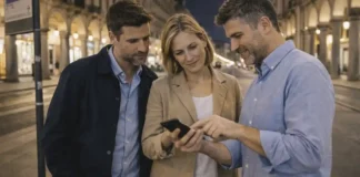 Безопасность в Турине и Пьемонте в 2026: где спокойно, где осторожнее и как вести себя ночью Безопасность в Турине и Пьемонте: вечерняя улица, свет и спокойная прогулка Вечерний Турин, хорошо освещенная улица, спокойная атмосфера, акцент на практические советы “где спокойно и как не рисковать”