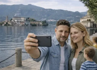 Озеро Орта в Пьемонте: что посмотреть и как спланировать поездку из Турина Озеро Орта в Пьемонте - прогулка у воды и виды Спокойная набережная и старый берег озера Орта, мягкий дневной свет, без толпы.