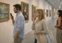 Пинакотека семьи Аньелли в Турине: стоит ли идти и что там смотреть Пинакотека семьи Аньелли в Турине внутри музея Современный зал Пинакотеки Аньелли в Турине, посетители рассматривают картины в спокойной атмосфере, дневной свет, аккуратный интерьер