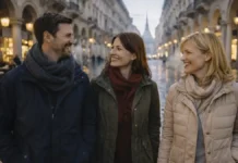 Турин в январе: зимний город без суеты, огни, музеи и планы на год Турин в январе - зимние улицы, огни и уютные кафе Январский Турин вечером: мягкий свет витрин, уютные исторические улицы центра, люди в тёплых куртках, ощущение спокойного города без толпы