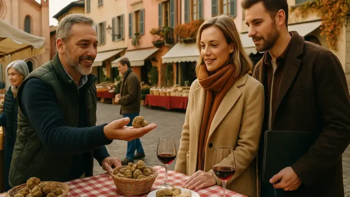 Ярмарка белого трюфеля в Альбе и сезон трюфелей в Пьемонте