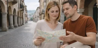 Асти, Италия: винный город Пьемонта, где приятно жить и выгодно покупать жилье Асти Италия - винный город Пьемонта и недвижимость Атмосфера Асти днем, исторические улицы и мягкий винный Пьемонт, акцент на идею жизни и покупки жилья, без текста и логотипов.