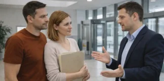 IVA (НДС) в Италии в 2026 году: ставки, расчет, отчетность и возврат налога IVA в Италии 2026 - ставки НДС и расчет возврата Современная Италия, спокойная деловая сцена без текста и логотипов, человек считает IVA по чекам и счетам, понятный контекст про ставки и возврат.