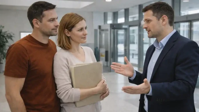 iva-nds-italia-stavki-raschet IVA в Италии 2026 - ставки НДС и расчет возврата Современная Италия, спокойная деловая сцена без текста и логотипов, человек считает IVA по чекам и счетам, понятный контекст про ставки и возврат.